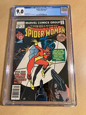 Buy Spider-Woman 1 (1978) – Marvel Comics Bronze Age Key – Origin – CGC 9.0 VFN/NM • 85£
