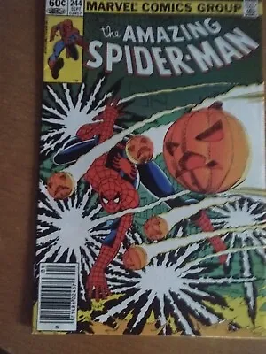 Buy Amazing Spider-Man 244 Hobgoblin 3rd Appearance Marvel Comics 1983 • 10.67£