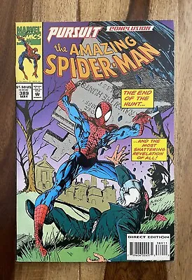 Buy Amazing Spider-man #389-kraven The Hunter-the Chameleon-hulk-venom Ad Nm 9.4 • 5.48£