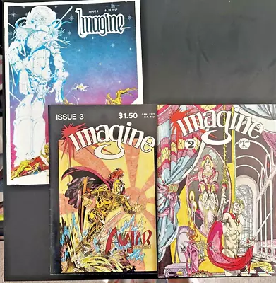 Buy Vintage Imagine #2,3 And 5 Comic Book Comix 1978 Star Reach 1st Print !! • 11.87£