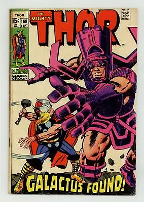 Buy Thor #168 GD/VG 3.0 1969 • 66.49£