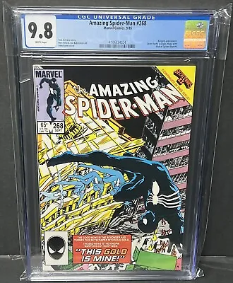 Buy Amazing Spider-Man #268 CGC 9.8 Marvel Comics, 9/85 Kingpin Apperance • 92.06£