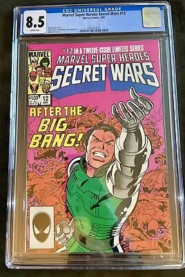 Buy Marvel Super Heroes Secret Wars #12 (1985) 🌟CGC 8.5 VF+🌟 Key/Final Issue • 47.65£