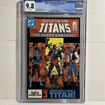 Buy Tales Of The New Teen Titans #44 CGC 9.8 1st Nightwing Jericho Ori. Deathstroke • 482.06£
