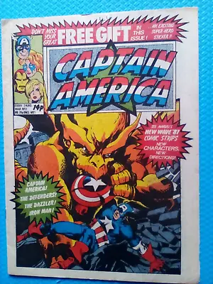 Buy Captain America #2 - Marvel Comics UK -1981 - Weekly - VERY FINE - FIRST PRINT • 13.99£