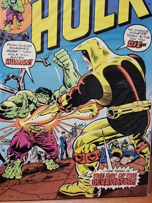 Buy Hulk #186 1975 1st Appear. & Death Of The Devastator. Deathlock MVS.   FN  • 10.46£