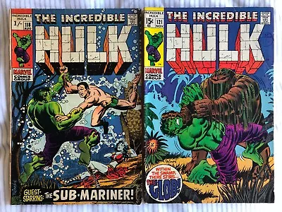 Buy Incredible Hulk 118,121,128,131,132,141,143,161,162,164,168 1st Doc Samson,Harpy • 104.99£