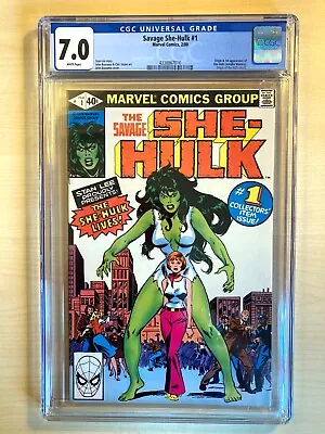 Buy Savage She-Hulk #1 CGC 7.0 F/VF White Pages. 1st Print. 1st Appearance. • 125£