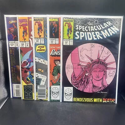 Buy The Spectacular Spider-Man 140 141 142 199 & 219. Lot Of 5 Marvel Comics(A38-32) • 14.29£