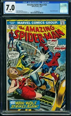 Buy Amazing Spider-man  #125  Nice!  Cgc7.0   4129680022 • 56.29£
