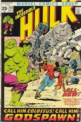Buy Incredible Hulk #145 GD/VG 3.0 1971 Stock Image • 11.65£