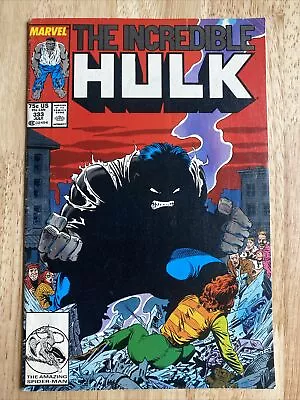 Buy Marvel Comics 1987 The Incredible Hulk #333 Todd McFarlane Peter David F/VF- • 3.95£