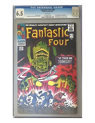Buy Fantastic Four #49 [1st Full Galactus, 2nd Silver Surfer] CGC 6.5 0170961003 • 1,575.05£