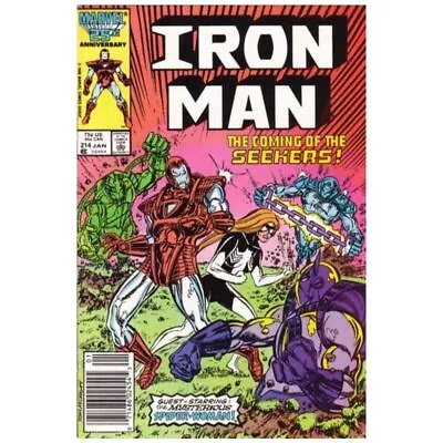 Buy Iron Man (1968 Series) #214 Newsstand In VF + Condition. Marvel Comics [z; • 5.70£