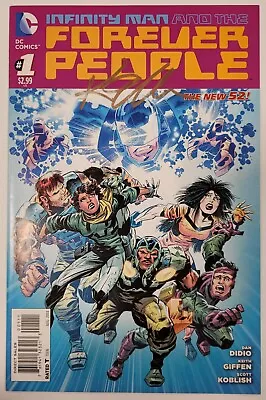 Buy Infinity Man And The Forever People #1 (2014, DC) SIGNED By Keith Giffen NM9.2-! • 43.82£