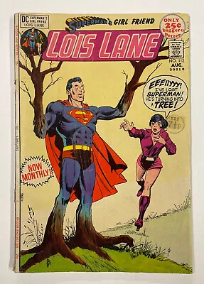 Buy Superman's Girl Friend, Lois Lane #112. Aug 1971. Dc. Vg-. Dick Giordano Cover! • 7£