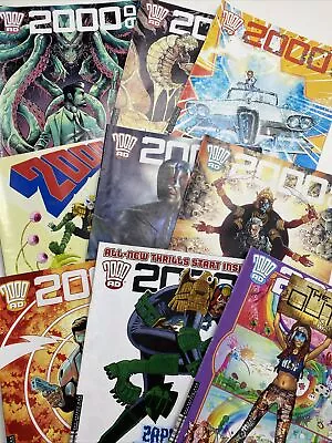 Buy 2000AD Comic Bundle X 9 Consecutive Progs 2243 - 2251  From 2021 - Judge Dredd • 15.99£