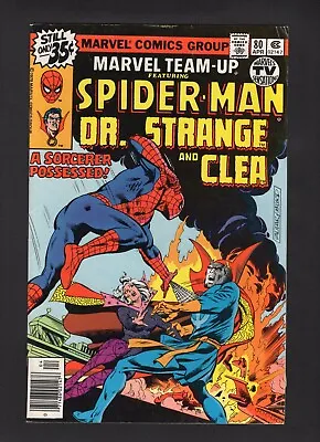 Buy Marvel Team-Up #80 Vol. 1 Spider-Man/Dr. Strange And Clea Marvel Comics '79 FN • 5.53£