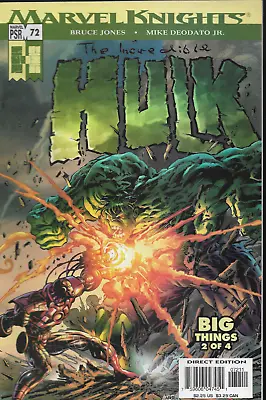 Buy INCREDIBLE HULK (1999) #72 - MARVEL KNIGHTS - Back Issue • 4.99£