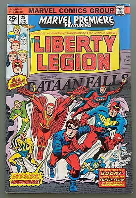 Buy Marvel Premiere Feat. Liberty Legion #29 (Marvel 1976) Bucky Barnes! • 3.94£