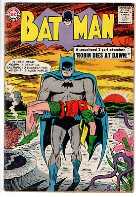 Buy Batman #157 (1963) - Grade 4.5 - Robin Dies At Dawn - Silver Age - Iconic Cover! • 159.90£