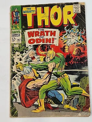 Buy The Mighty Thor 147 Partial Origin Of The Inhumans Kirby Lee INCOMPLETE • 9.60£