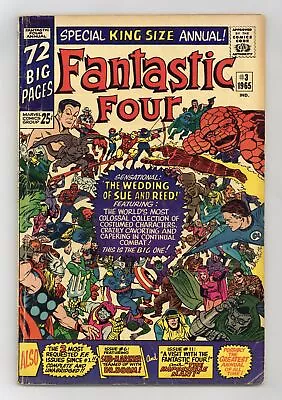 Buy Fantastic Four Annual #3 GD/VG 3.0 1965 • 53.76£