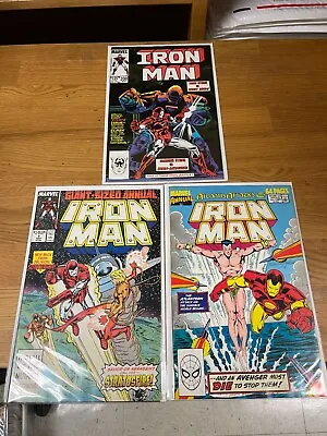 Buy Lot Of 3 Iron Man Comic Books #200 Annual 9 10 Iron Monger • 15.81£