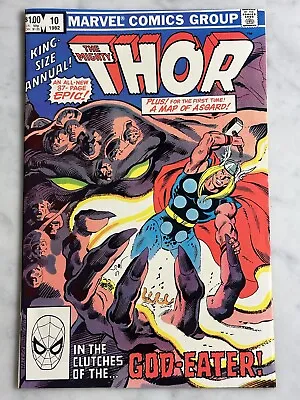 Buy Thor Annual #10 VF/NM 9.0 - Buy 3 For Free Shipping! (Marvel, 1982) AF • 6.90£