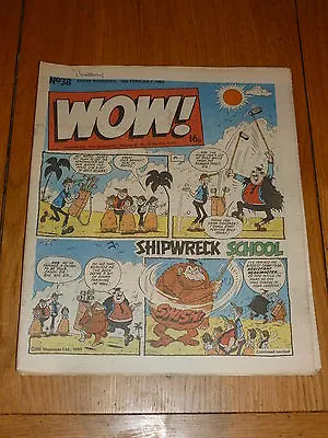 Buy WOW Comic - No 38 - Date 19/02/1983 - UK Paper Comic • 7.99£