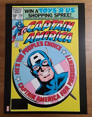 Buy Captain America 250 Cap For President Marvel Comics Poster By John Byrne • 11.86£