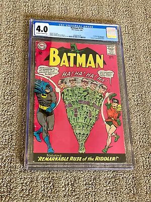 Buy Batman 171 CGC 4.0 OW/White Pages (1st SA App Of The Riddler) • 564.37£