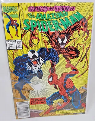 Buy Amazing Spider-man #362 3rd Overall Carnage Appearance *1992* Newsstand 9.4 • 27.31£