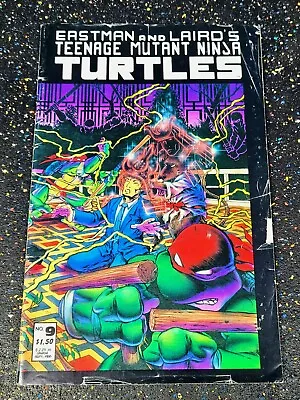 Buy Teenage Mutant Ninja Turtles #9~1st Cover Appearance Splinter~Eastman Laird ‘86 • 7.99£