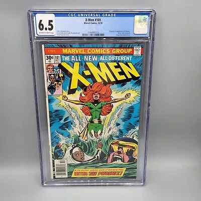 Buy X-Men 101 CGC 6.5 1st Appearance & Origin Phoenix Marvel 1976 • 339.79£