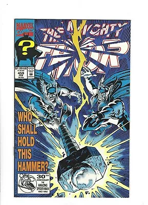Buy THOR #459 1st Thunderstrike, 9.4 NM, 1993 Marvel • 32.16£