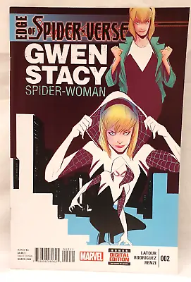 Buy Edge Of Spider-Verse #2 Gwen Stacy NM- 1st Print 1st Spider-Gwen [CC] • 299.99£