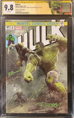 Buy Hulk #1 Trade Exclusive CGC 9.8 SS 3x CATES, OTTLEY, BARENDS #181 Wolverine • 277.13£