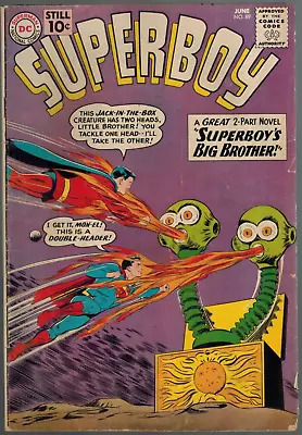 Buy Superboy 89   1st  Appearance Of Mon-El!  2nd Phantom Zone  1961 G/VG  DC Comic • 104.52£