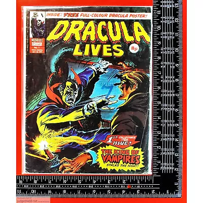Buy Comic Bags ONLY Fits A4 Marvel UK Dracula Lives Issues Size0 For #1 Up X 10 • 9.99£