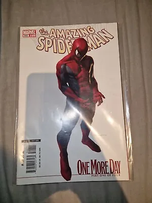 Buy Amazing Spider-man 544. Nm Cond. Nov 2007. Variant Cover. One More Day Pt 1  **2 • 5.40£