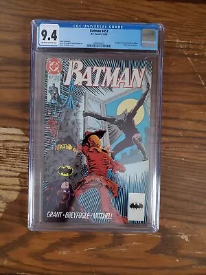 Buy Batman #457 Cgc 9.4 Off-white To White Pages Tim Drake Becomes Robin!!! • 39.53£