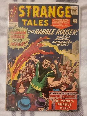 Buy Strange Tales #119 (1964) 1st Rabble Rouser App. Silver Age Marvel Comics G • 16.07£