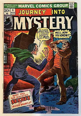 Buy Journey Into Mystery #6 (08/1973) Mister Whimple, BRONZE AGE MARVEL VG Condition • 7.94£