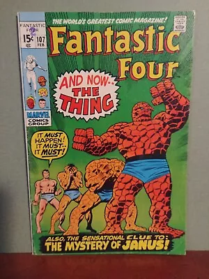 Buy Fantastic Four #107  1st Appearance Of Janus! Annihilus Cameo!  6.0 • 20.10£