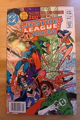 Buy JUSTICE LEAGUE OF AMERICA 200 VF 8.0; 1982, George Perez, Brian Bolland, Kane • 8£