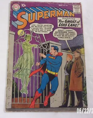 Buy Superman #129 1959 Complete Gd Minus Origin Of Lori Lemaris,ad For 1st Supergirl • 39.98£