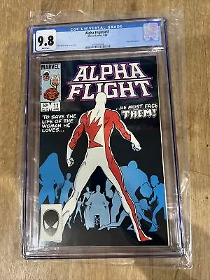 Buy Alpha Flight #11, CGC 9.8, White Pages Origins Of Sasquatch Graded Comic Marvel • 119.42£