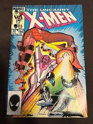 Buy Uncanny X-Men 194, Mid Grade, Marvel 1985, Romita Jr, 1st Fenris Twins - F/VF • 2.40£
