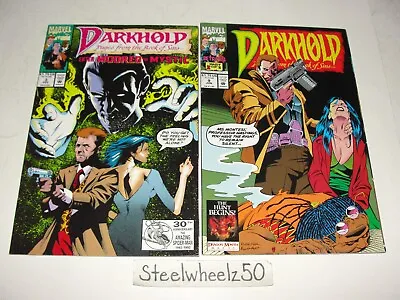 Buy Darkhold #3 & 9 Comic Lot Marvel 1992 Redeemers Mordred The Mystic Scarlet Witch • 6.32£